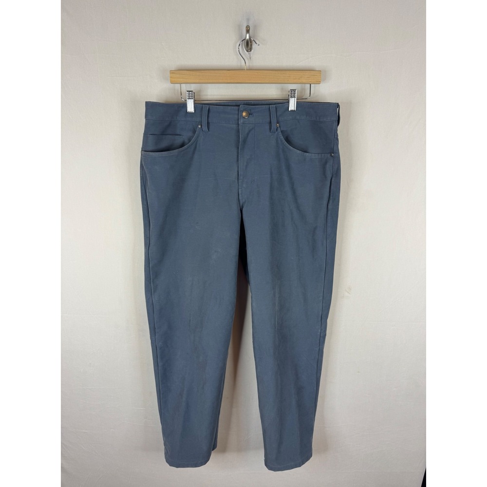 Lululemon Lab Utilitech Pant‎ Mens 36X28 Blue Grey Five Pocket Stretch LM5AH0S